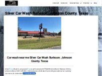 Website Screenshot Silver Car Wash