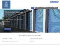 Website Screenshot Winlock Self Storage