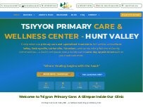 Website Screenshot Tsiyyon Primary Care and Wellness Center LLC