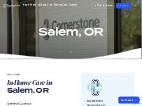 Website Screenshot Cornerstone Caregiving