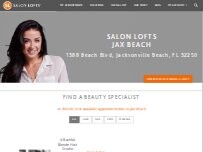 Website Screenshot Salon Lofts