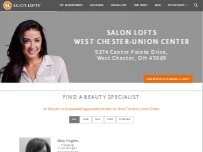 Website Screenshot Salon Lofts West Chester-Union Center