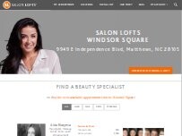 Website Screenshot Salon Lofts Windsor Square