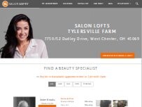 Website Screenshot Salon Lofts Tylersville Farm