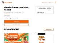 Website Screenshot Little Caesars Pizza