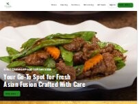 Website Screenshot Monark Asian Bistro