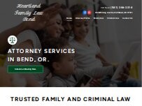 Website Screenshot Heartland Family Law