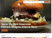 Website Screenshot Abby Lane Gourmet Burgers and Other Stuff