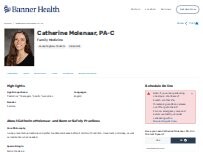 Website Screenshot Catherine Grace Molenaar, PAC