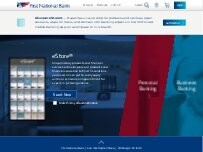 Website Screenshot First National Bank ATM