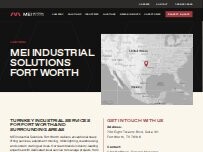 Website Screenshot MEI Industrial Solutions