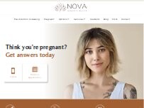 Website Screenshot Nova Women's Health | OH