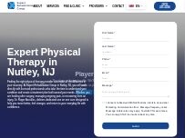Website Screenshot Expert Rehabilitation Group - Nutley NJ