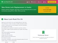 Website Screenshot Lock Rush Pro