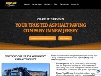 Website Screenshot Charlie's Paving Inc