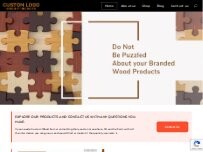 Website Screenshot Custom Logo Wood Products