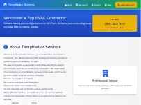 Website Screenshot TempHarbor Services