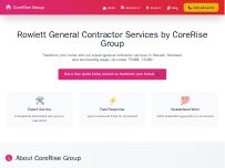 Website Screenshot CoreRise Group
