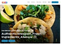Website Screenshot Coco Mexican Restaurant - CLT