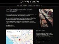 Website Screenshot Tarot Crow