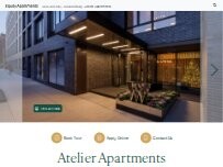 Website Screenshot Atelier Apartments