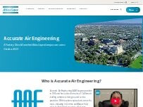 Website Screenshot Accurate Air Engineering Inc