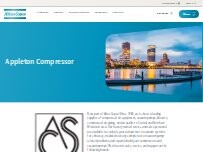Website Screenshot Appleton Compressor