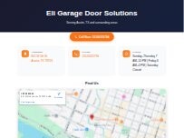 Website Screenshot Eli Garage Door Solutions