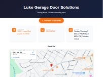 Website Screenshot Luke Garage Door Solutions