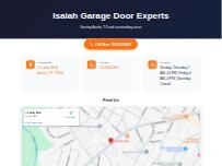 Website Screenshot Isaiah Garage Door Experts