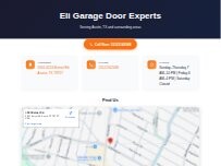 Website Screenshot Eli Garage Door Experts
