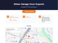 Website Screenshot Ethan Garage Door Experts