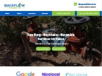 Website Screenshot Backflow Paradise Inc