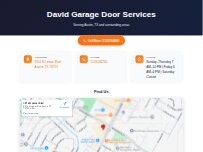 Website Screenshot David Garage Door Services
