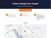 Website Screenshot Kellan Garage Door Repair