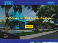 Website Screenshot Hello! Deluxe Car Wash