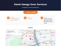 Website Screenshot David Garage Door Services