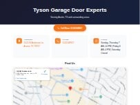 Website Screenshot Tyson Garage Door Experts