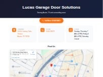 Website Screenshot Lucas Garage Door Solutions
