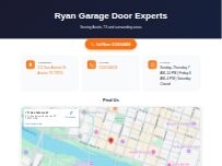 Website Screenshot Ryan Garage Door Experts