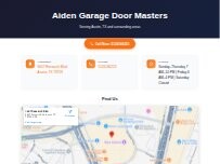 Website Screenshot Aiden Garage Door Masters