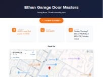 Website Screenshot Ethan Garage Door Masters