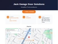 Website Screenshot Jack Garage Door Solutions