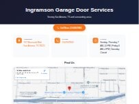 Website Screenshot Ingramson Garage Door Services