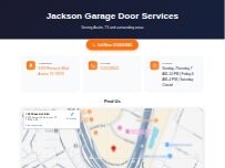 Website Screenshot Jackson Garage Door Services