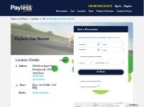 Website Screenshot Payless Car Rental