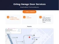 Website Screenshot Orling Garage Door Services