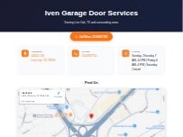 Website Screenshot Iven Garage Door Services