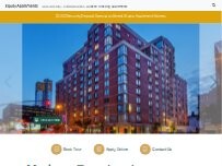 Website Screenshot Hudson Crossing Apartments