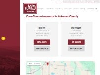 Website Screenshot Farm Bureau Insurance